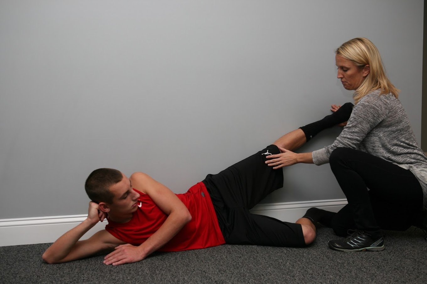 physical therapy session sports recovery